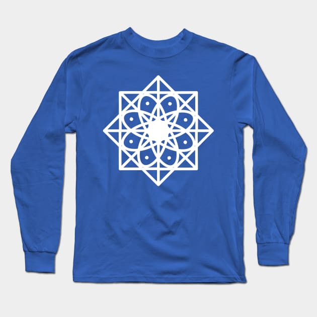 Geometric snowflake Long Sleeve T-Shirt by Katya Kamenskaya